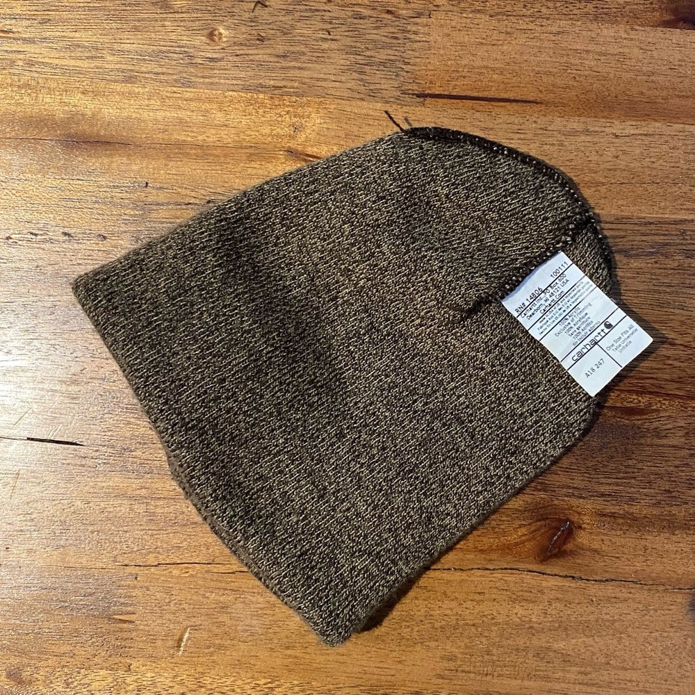 Carhartt Cuffed Beanie in Sandstone - Picture 4 of 6